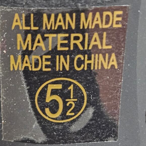 D Heart Taupe Faux Suede Ankle Boots Wrapped 3.5" Block Heel Size 5.5 - Picture 8 of 8